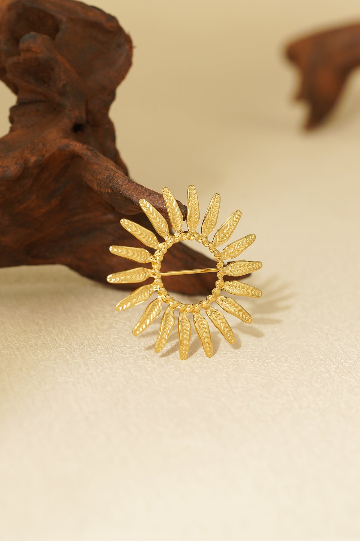 Brooch Sun