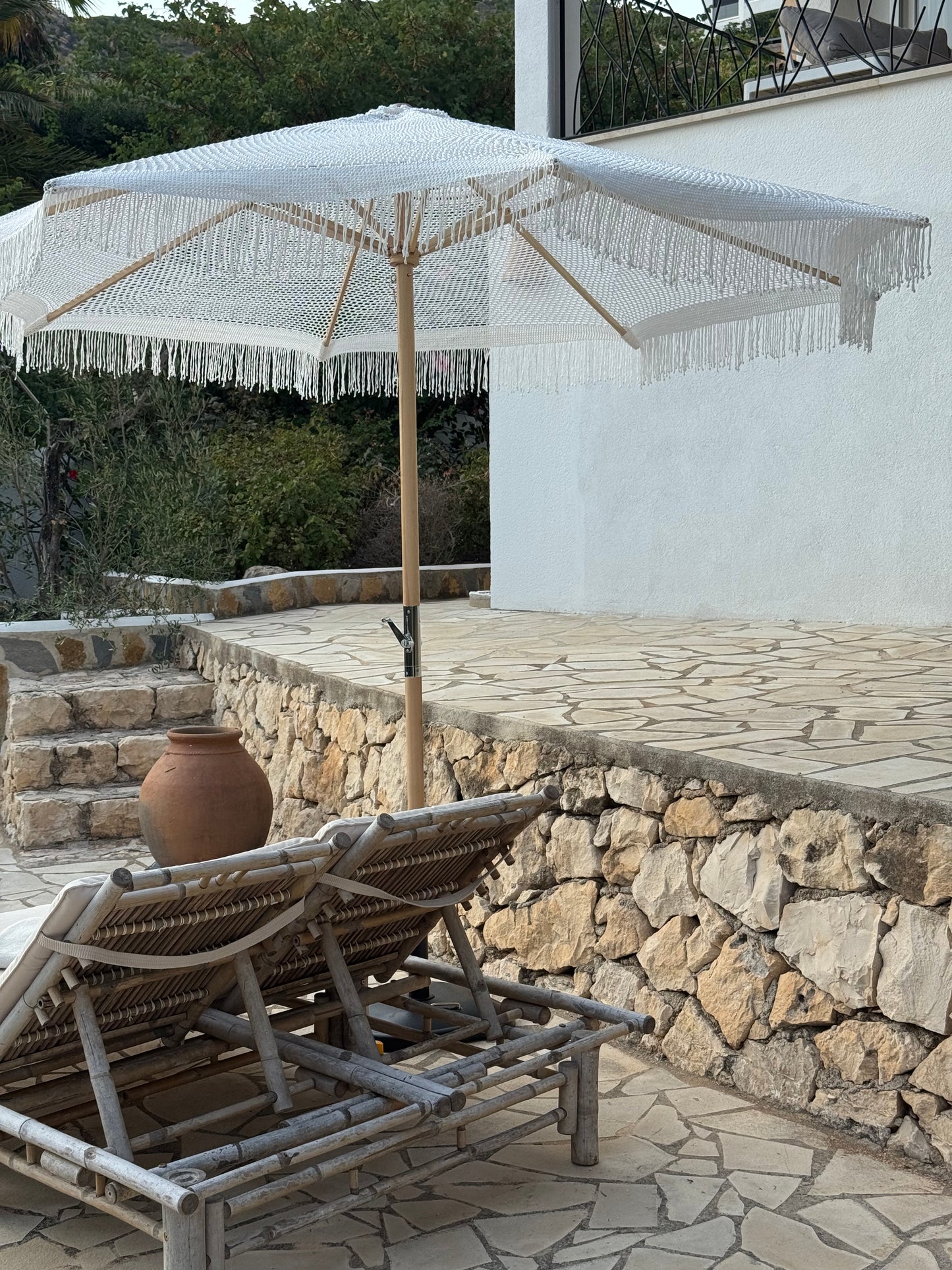 Handmade Crochet Sun Umbrella