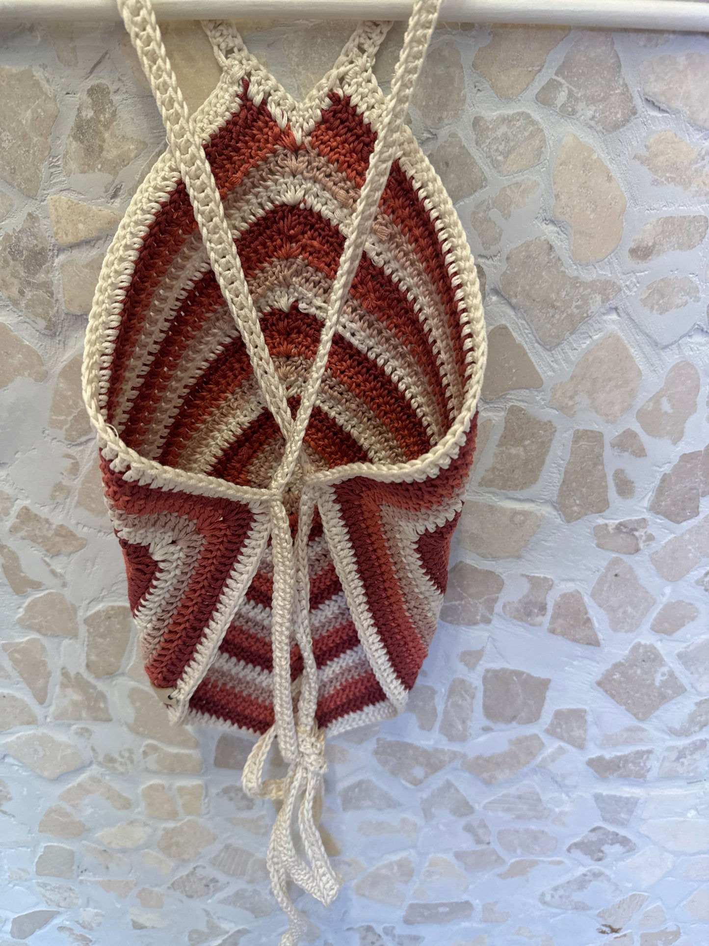 Top de crochet Xaxa hecho a mano