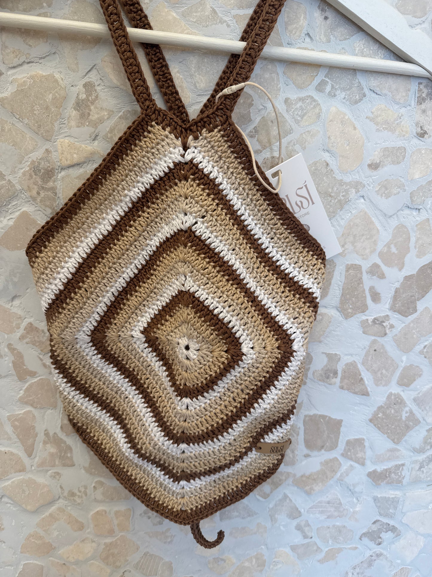 Top de crochet Xaxa hecho a mano