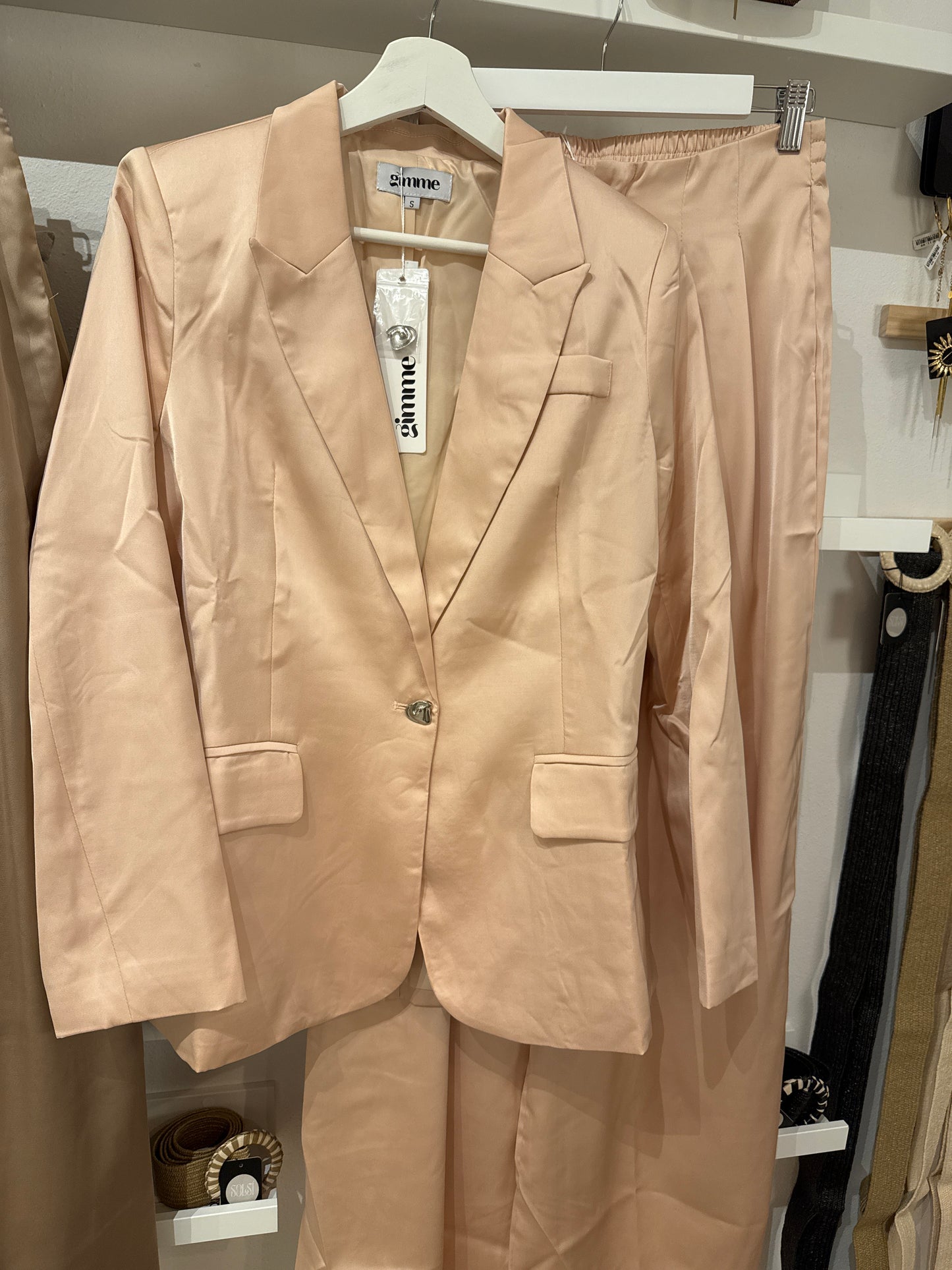 Blazer Roze Satijn
