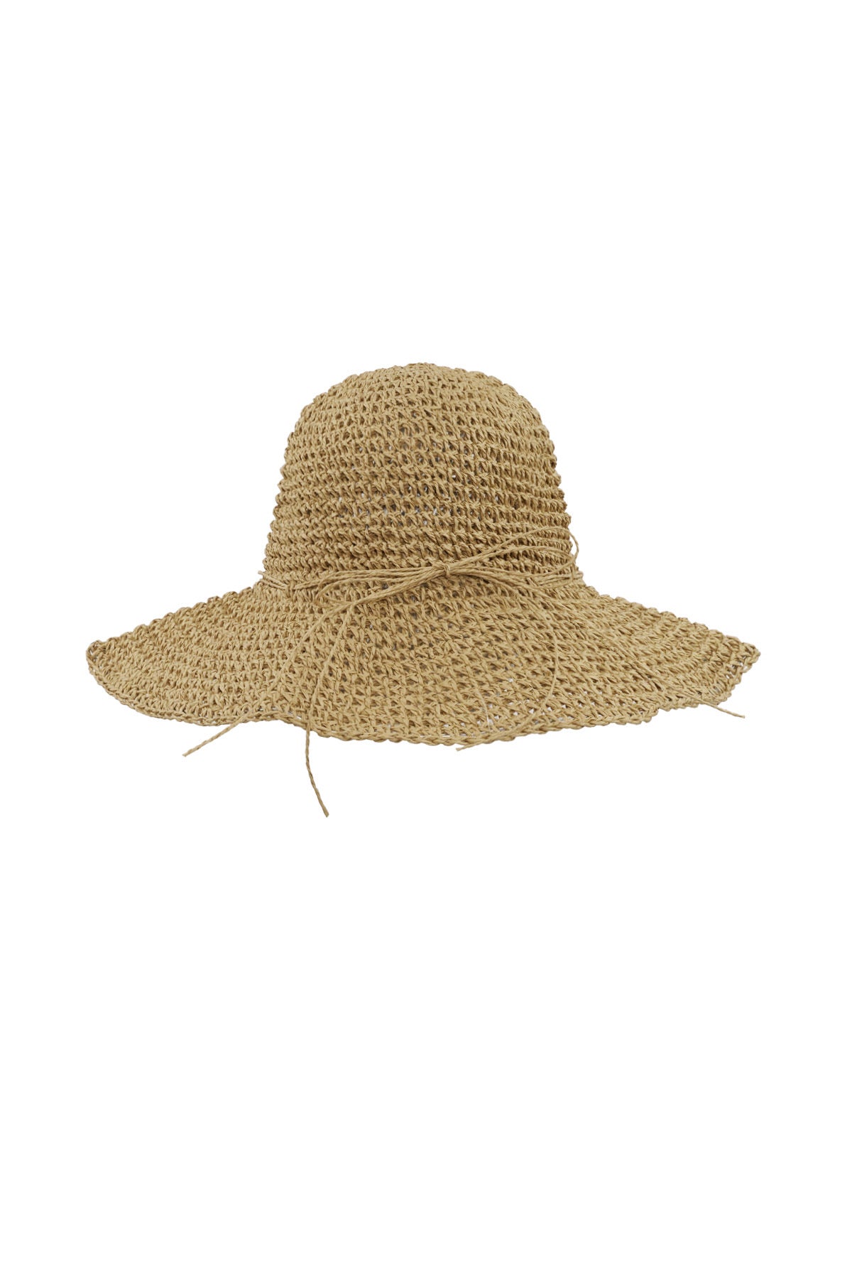 Gehaakte strandhoed