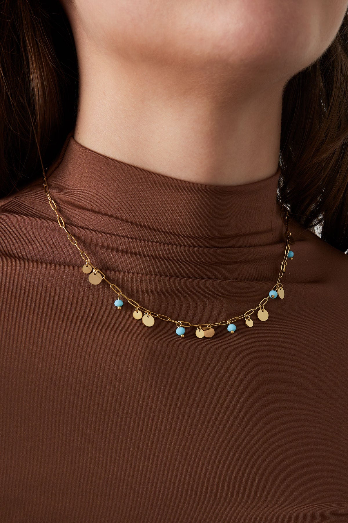 Necklace Charms Blue