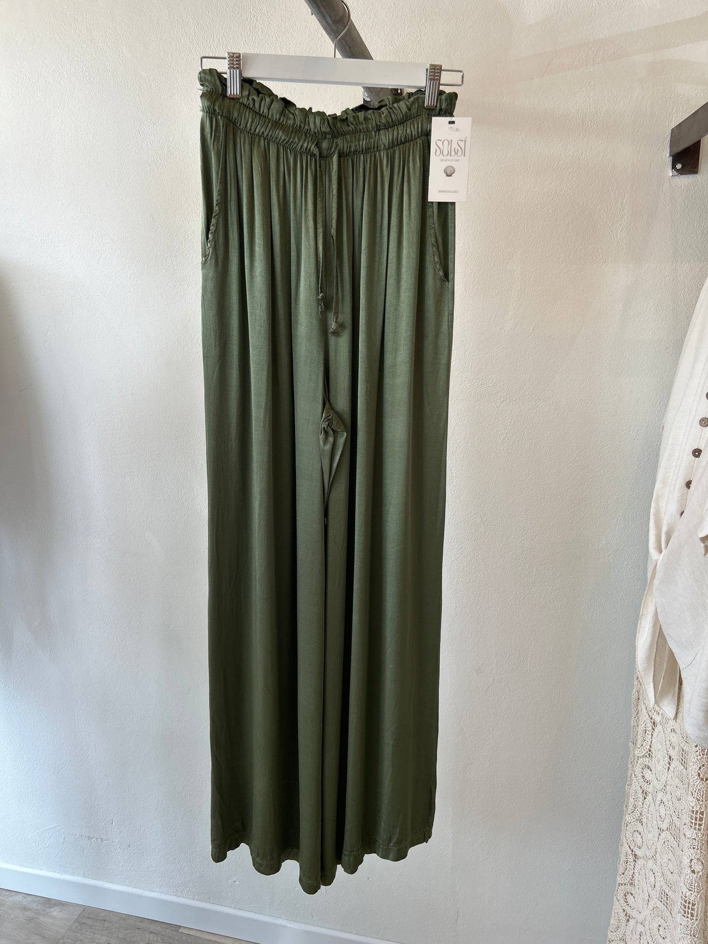 Pantalón de satén Lux