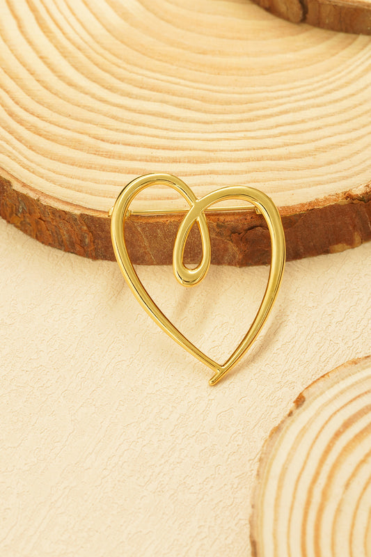 Brooch Open Heart