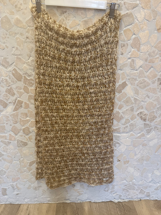 Scarf Mohair Alpaca handmade crochet