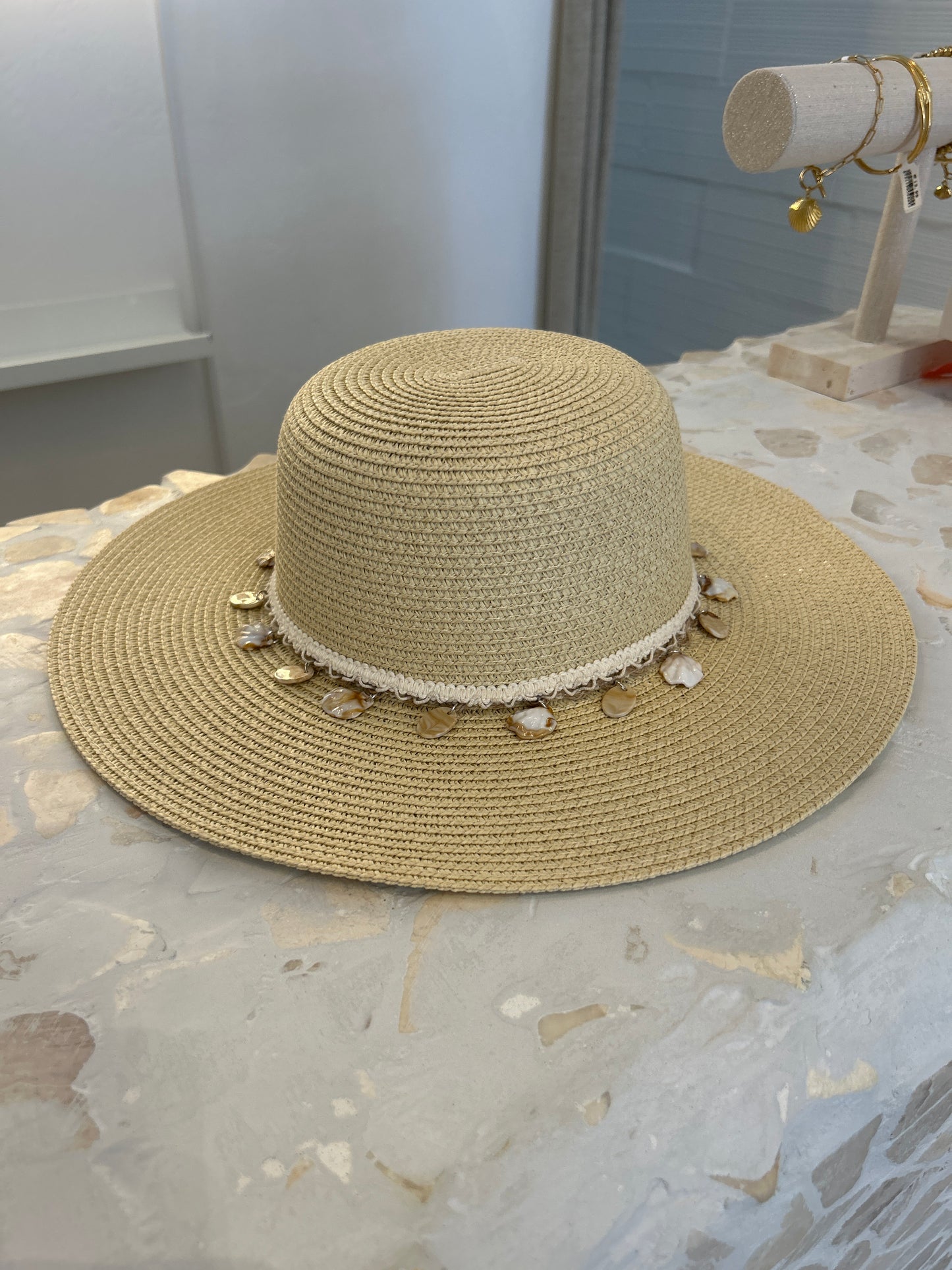 Sombrero de playa Shell