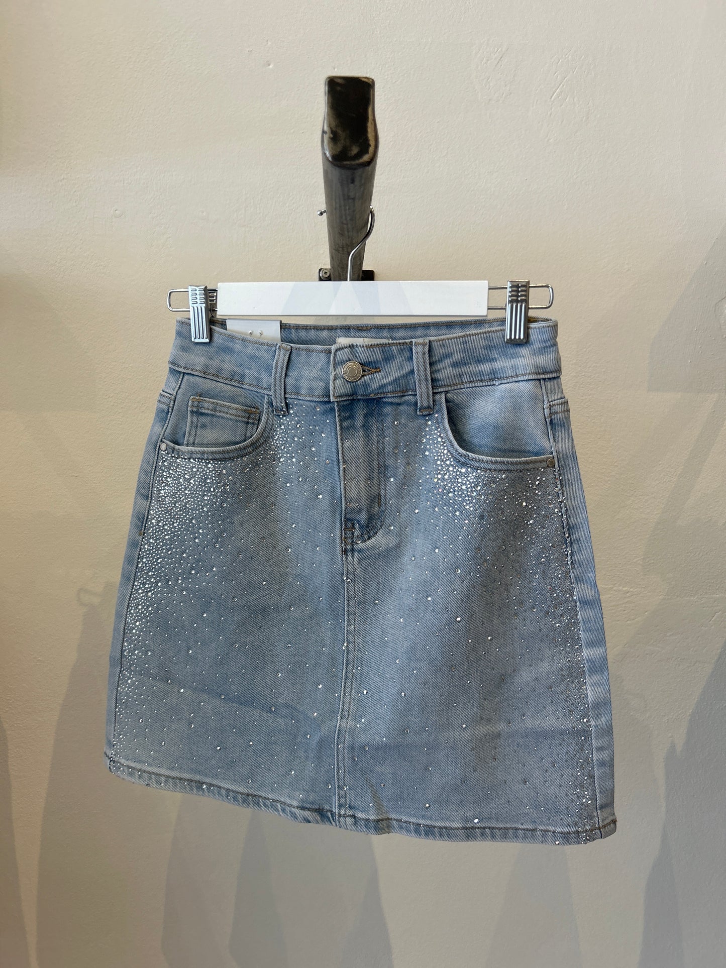 Jeans Skirt Strass