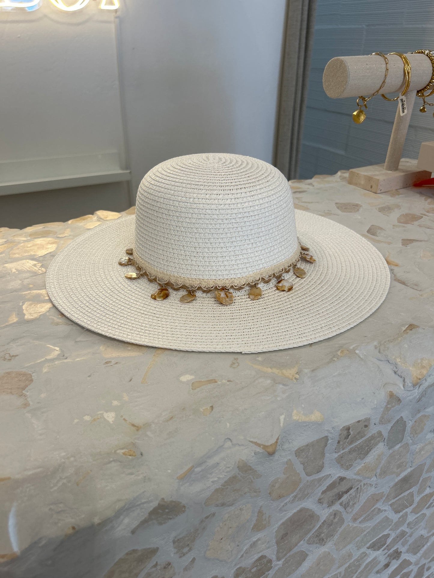 Sombrero de playa Shell