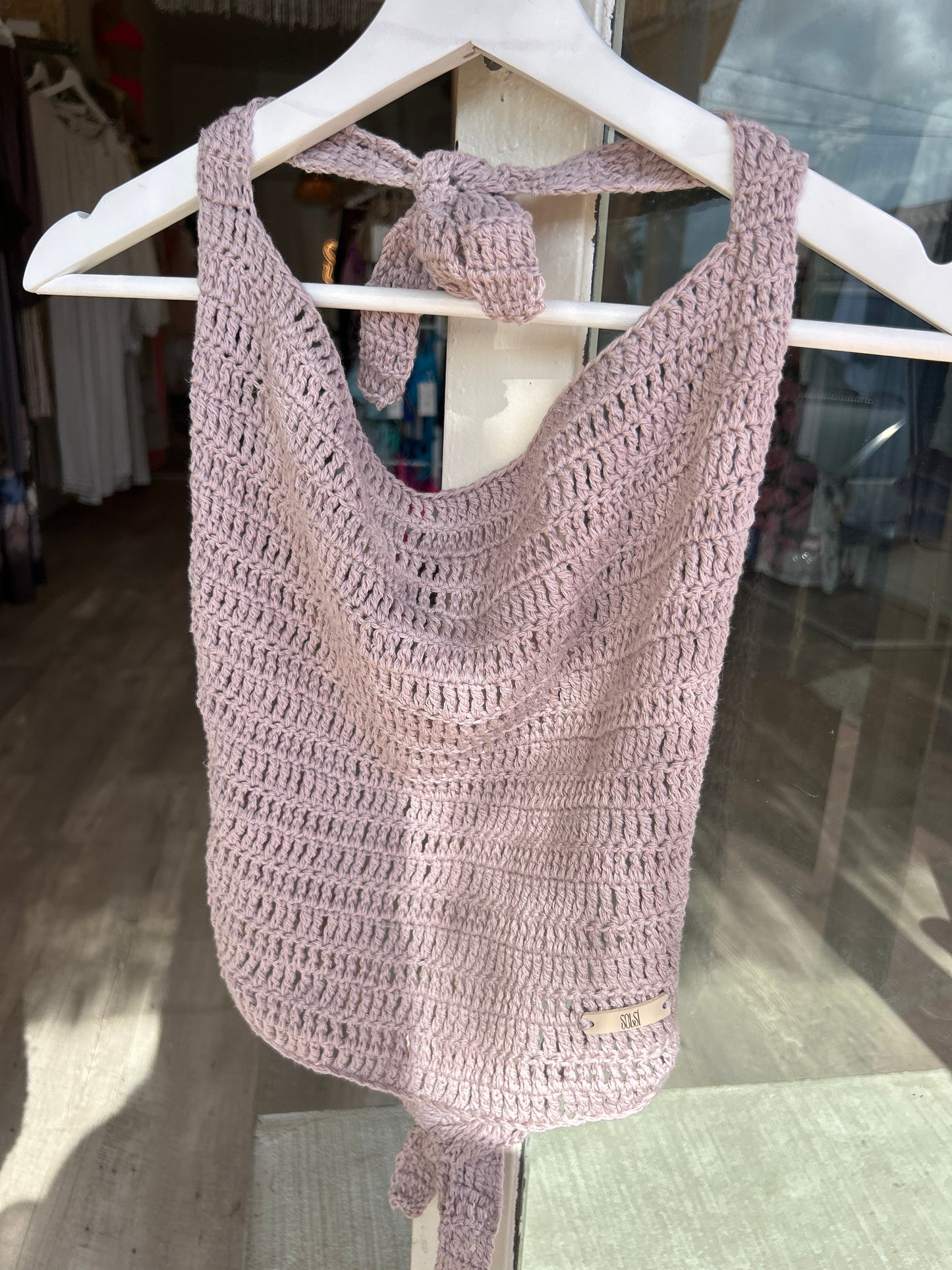 Top de crochet hecho a mano Diaz